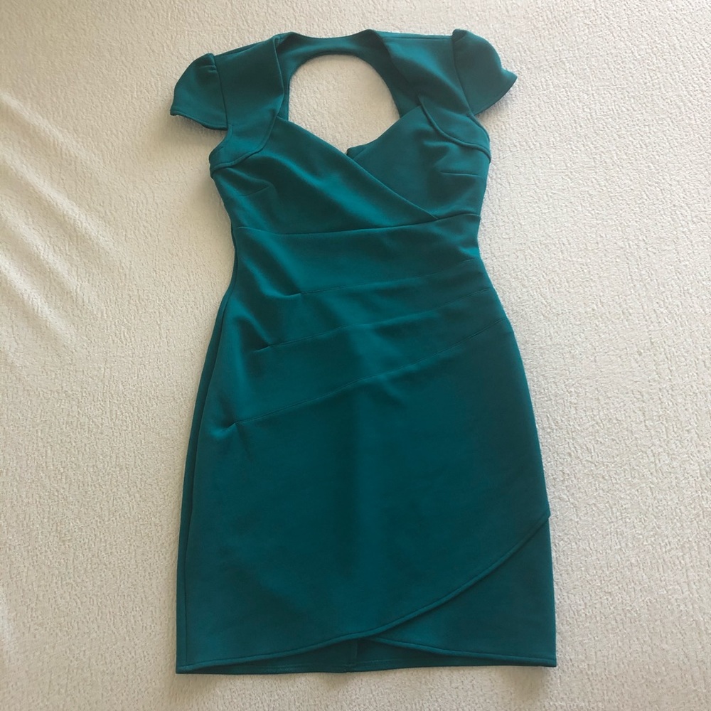Classic Teal Sheath Dress